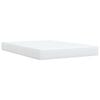 vidaXL Box Spring Bed with Mattress White 140x200 cm Faux Leather