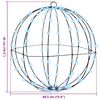 vidaXL Ball with 120 LEDs Cold white 40 cm Metal