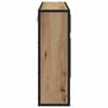 vidaXL Wall Shelf with Shelf Wall-mounted Artisan Oak 65 x 20 x 60 cm