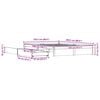 vidaXL Bed Frame with Drawer Wax Brown 120 x 200 cm Solid Pine Wood
