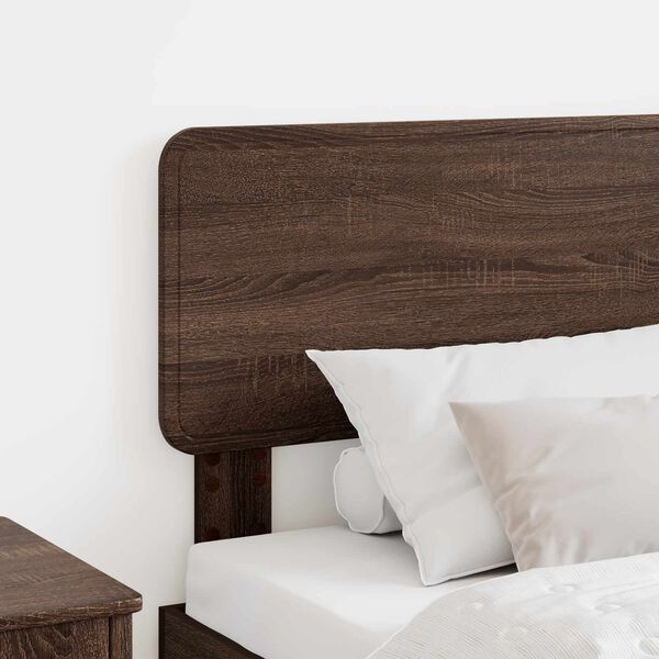 vidaXL Headboard Brown Oak 80 cm Engineered wood