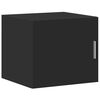 vidaXL Slim Storage Cabinet Black 45x42.5x225 cm Engineered Wood