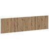 vidaXL Wall-Mounted Headboard DELFT Artisan Oak Engineered Wood