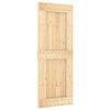vidaXL Sliding Door NARVIK Natural and Black 80 x 210 cm (152.5 cm)