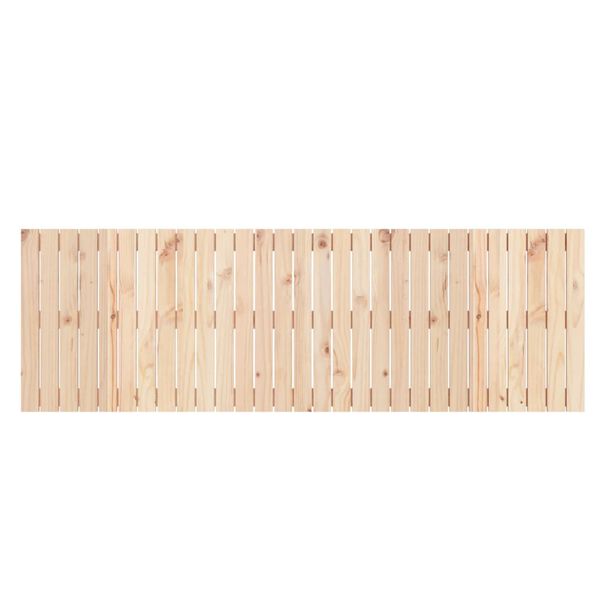 vidaXL Wall Headboard 185x3x60 cm Solid Wood Pine