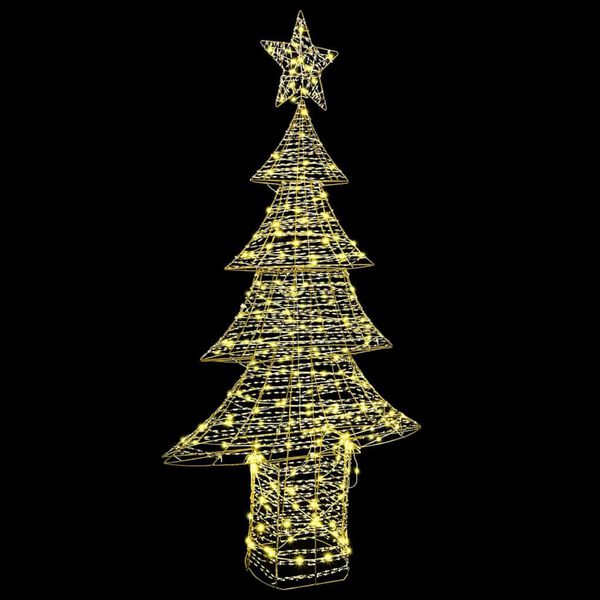 vidaXL Christmas Tree with 240 LEDs Warm white 180 cm PET