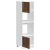 vidaXL Oven Cabinets 2 pcs Lucca Smoked Oak Engineered Wood