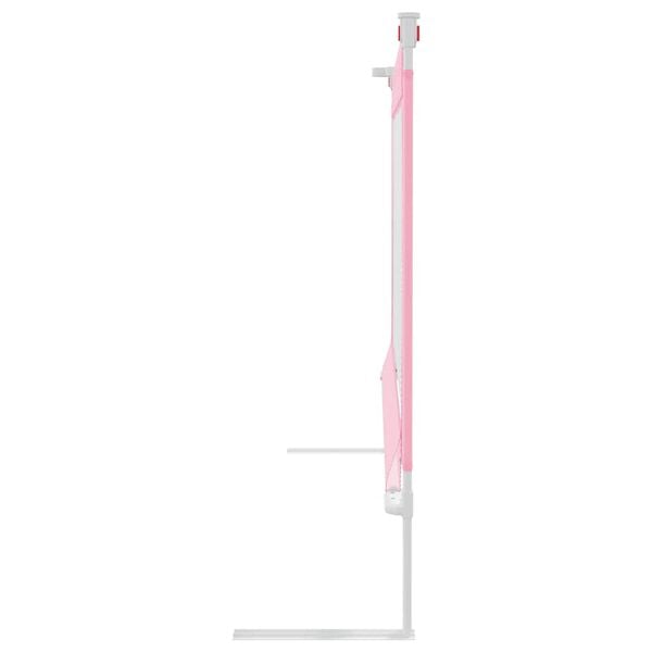 vidaXL Toddler Safety Bed Rail Pink 160x25 cm Fabric