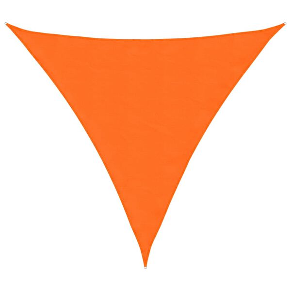 vidaXL Sunshade Sail Oxford Fabric Triangular 5x5x5 m Orange