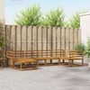 vidaXL Outdoor Sofa Set 6 pcs Natural Solid Acacia Wood