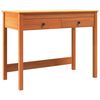 vidaXL Desk with Drawer Max Brown 100 x 50 x 78 cm Solid Pine Wood