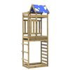 vidaXL Play Tower Brown 85 x 52.5 x 239 cm Solid Impregnated Wood