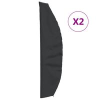 vidaXL Garden Umbrella Covers 2 pcs 280x30/81/45 cm 420D Oxford Fabric