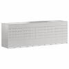 vidaXL Wheelie Bin Storage for 5 Bins Stainless Steel Silver