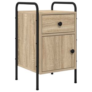 vidaXL Bedside Cabinet Sonoma Oak 35 x 36.5 x 61 cm Engineered Wood