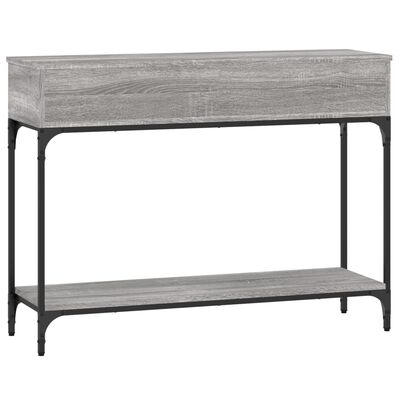vidaXL Console Table Grey Sonoma 100x30.5x75 cm Engineered Wood