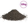 vidaXL Basalt Gravel 10 kg Black 3-5 mm