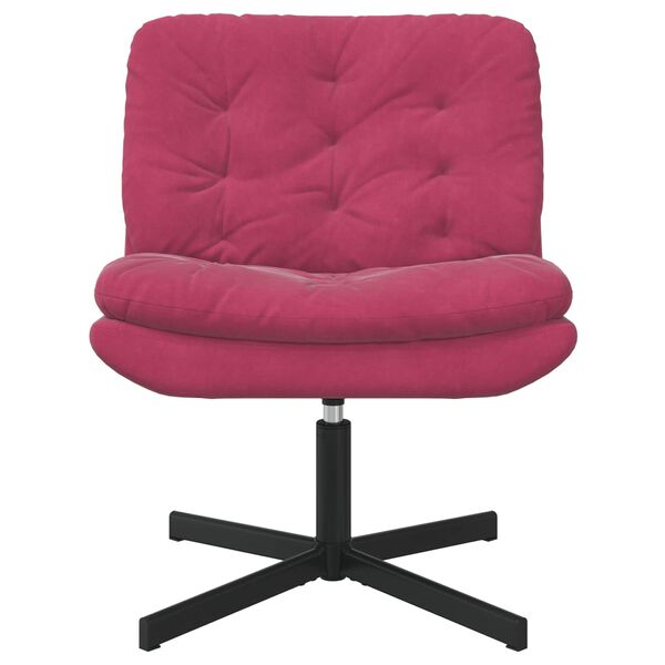 vidaXL Swivel Relaxing Chair Wine Red 63 x 75 x 76 cm Velvet