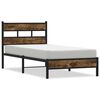 vidaXL Bed Frame without Mattress with Headboard Sonoma Oak 90x200 cm