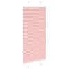 vidaXL Pleated Blind Pink 60x150 cm Fabric Width 59.4 cm Polyester