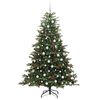vidaXL Artificial Christmas Tree with 300 LEDs with Stand Green 210 cm