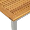 vidaXL Outdoor Table Natural and Grey 45 x 45 x 38 cm