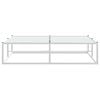 vidaXL Bed Frame without Mattress White 140x200 cm Metal