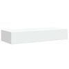 vidaXL Wall-mounted Drawer Shelf White 60x23.5x10 cm MDF
