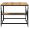 vidaXL Coffee Table Artisan Oak 51 x 50 x 40 cm