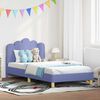 vidaXL Children's Bed Frame with Headboard Jeans Blue 90 x 190 cm