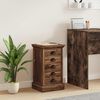 vidaXL Chest of Drawers Brown 35 x 30 x 60 cm Solid Teak Wood