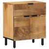 vidaXL Bedside Cabinet Brown 50x33x60 cm Solid Wood Mango