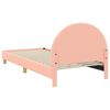 vidaXL Children's Bed Frame with Headboard Pink 90 x 200 cm