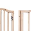 vidaXL Dog Gate with Door Foldable 12 Panels 600 cm Poplar Wood