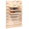vidaXL Wall-mounted Bedside Shelves 2 pcs Solid Wood Pine