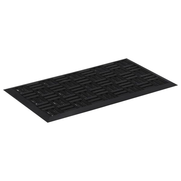 vidaXL Door Mat Rectangular 45x75 cm Rubber