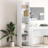 vidaXL Book Cabinet White 40x35x180 cm Engineered Wood