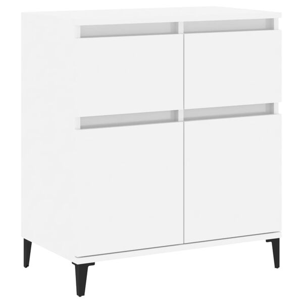 vidaXL Sideboard High Gloss White 60x35x70 cm Engineered Wood