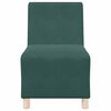 vidaXL Modular Sofa Unit Armless 3 pcs Dark Green 55 x 74 x 82 cm