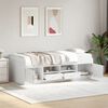 vidaXL Daybed with Drawers without Mattress White 100x200 cm