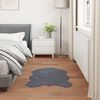 vidaXL Faux Sheepskin Rug Tafalla Anthracite 80 x 120 cm Polyester