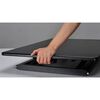 ErgoLine Adjustable Sit/Stand Desk Riser Aluminium Black
