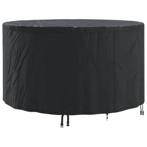 vidaXL Outdoor Furniture Cover Black 157 x 157 x 71 cm 600D fabric