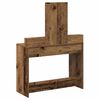 vidaXL Dressing Table Old Wood 100 x 41 x 140 cm Engineered Wood