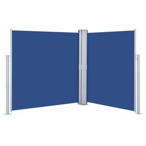 vidaXL Retractable Side Awning Blue 140x600 cm