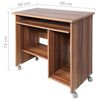 Germania Computer Desk Walnut 0482-88
