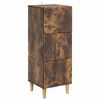 vidaXL Drawer Cabinet Smoked Oak 33 x 34.5 x 90 cm Engineered Wood