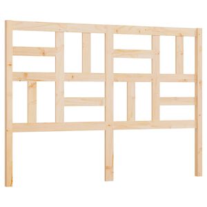 vidaXL Bed Headboard 126x4x104 cm Solid Wood Pine