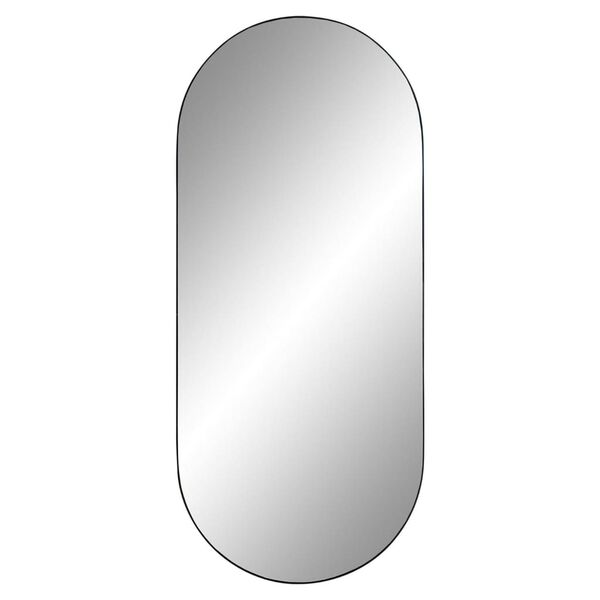 House Nordic Oval Mirror Daisy Black