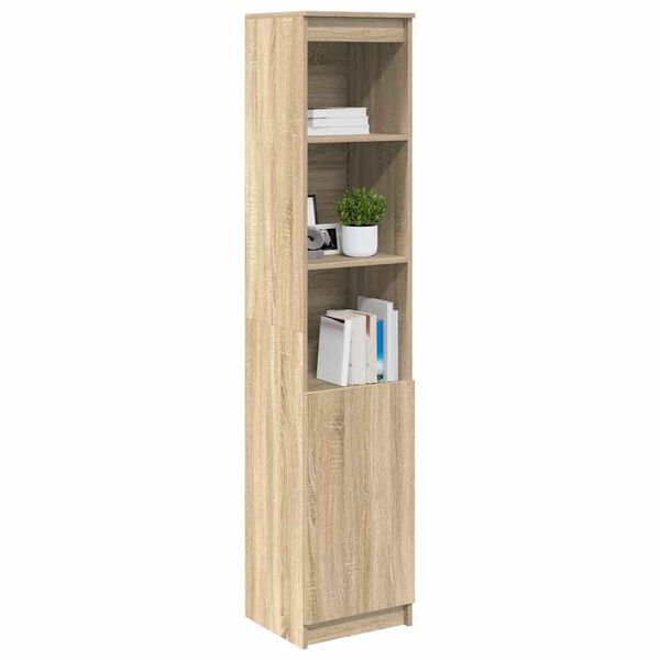 vidaXL Highboard Sonoma Oak 37.5x35x180 cm Engineered Wood